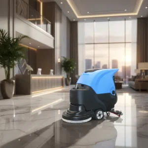 Industrial Electric Plastic 21 Inch Walk Behind Floor Scrubber for Hospital and Supermarket New