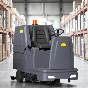 Industrial Electric Ride-On Floor Scrubber Machine