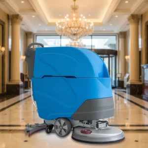 Industrial Electric Walk-Behind Floor Scrubber Dryer Heavy-Duty Cleaning Machine