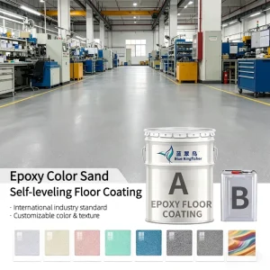Industrial Epoxy Quartz Sand Floor Coating, Anti-Slip, Heavy-Duty, Chemical-Resistant
