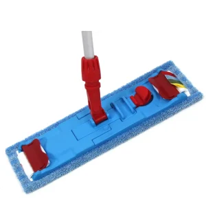 Industrial Flat Mop with Extendable Head for Commercial Floor Cleaning