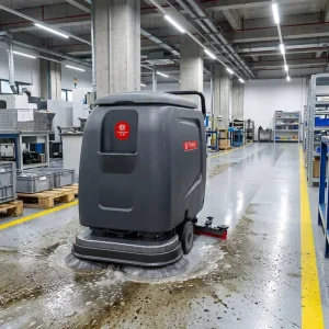 Industrial Floor Scrubber ARES510 Heavy Duty Scrubber Dryer 510mm with Aluminum Chassis for Factory and Warehouse Floor