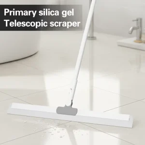 Industrial Floor Squeegee Aluminum Plastic Rubber Floor Mop Wiper Multi-Surface Water Scraper for Floor Glass and Tile