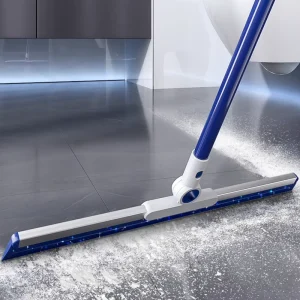 Industrial Floor Squeegee Heavy Duty Floor Wiper TPE Rubber Water Squeegee With Handle For Bathroom Tile And Wooden Floors