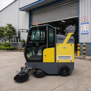 Industrial Floor Sweeper Ride on Vacuum Cleaner Industrial Auto Sweeping Machine With High Suction for Warehouse