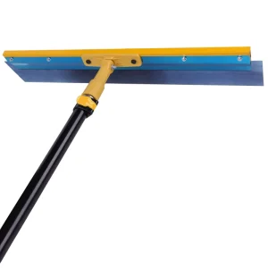 Industrial Grade Stainless Steel Epoxy Floor Squeegee Notched Design for Applying Heavy Coatings Urethane Cement Self Leveling