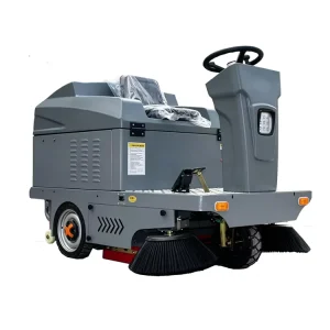Industrial Heavy-Duty Ride-On Electric Burnishing Floor Sweeper with 1400mm Cleaning Width for Warehouses and Factories