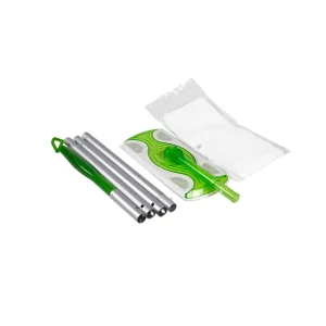 Industrial Home Non Woven Fabric Disposable Deep Dust Flat Floor Mop Magic Handle Aluminum Pole Includes Disposable Mop Cloth