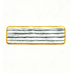 Industrial Hook and Loop Microfiber Replacement Mop Pad Flat Mop Head Refill Heavy Duty Floor Scrubbing Cleaning Pad