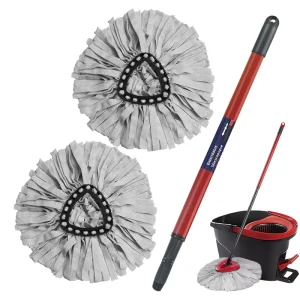 Industrial Household Indoor Floor Cleaning Cotton Dust Mop Flat Mop and Bucket Set Factory Supply