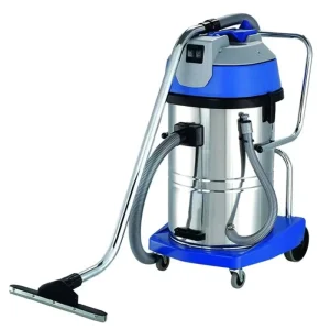 Industrial Large Capacity Vacuum Cleaner Wet and Dry Stainless Steel Bucket Silent Handheld High Power