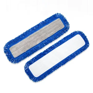 Industrial Microfiber Dusting Mop with Washable Velcro Pad for Hardwood Floors