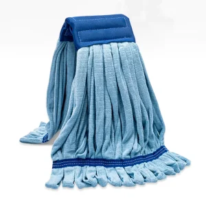 Industrial Microfiber Tube Wet Mop Machine-Washable Floor Mop Head Refill