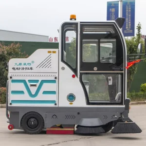 Industrial Ride-On Floor Sweeper and Scrubber Cleaning Machine