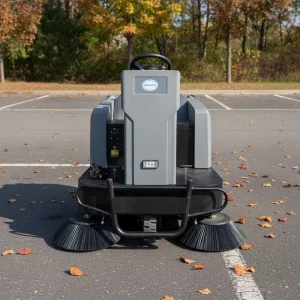 Industrial Ride-On Floor Sweeper for Large Areas, Underground Parking and Street Cleaning