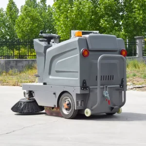Industrial Ride On Heavy Duty Electric Floor Sweeper Machine 48V Battery 2-4 Hours Work High Pressure Cleaning 80L Dustbin