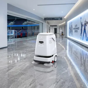 Industrial Ride-On Scrubber Dryer Floor Cleaning Machine