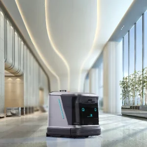 Industrial Ride-On Self-Propelled Commercial Robot Wet Dry Vacuum Cleaner 20000 Pa Suction APP Control Lidar Navigation