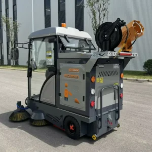 Industrial Ride on Sweeper Cleaning Machine for Factory Roads Parking Lots Logistics Centers and Outdoor Areas
