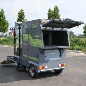 Industrial Self-Unloading Ride-On Road and Outdoor Floor Sweeper