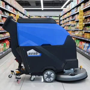 Industrial Stand on Electric Sweepers Floor Scrubbers Well Land Power Vacuum Clean Supermarket Small Floor Scrubber Machine