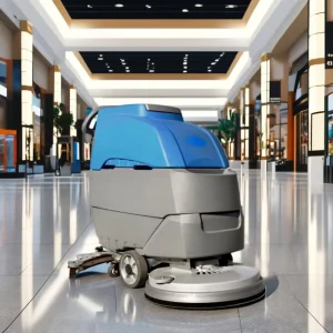Industrial Tile Dryer and Floor Cleaner-Scrubber, Vacuum, Battery-Powered