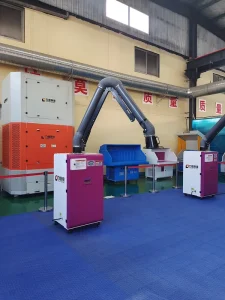 Industrial Vacuum Cleaner with Welding Fume Extraction and Pulse Backflush