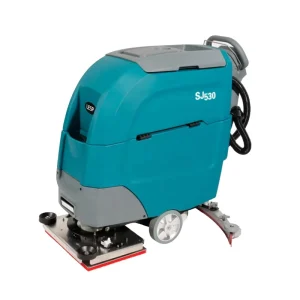 Industrial Walk Behind Cleaning Scrubber for Shopping Malls 660mm Brush 50L Clean Water Tank High Efficiency