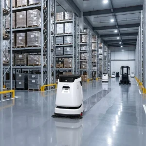 Industrial Warehouse and Office Floor Cleaning Equipment Ride-on Scrubber
