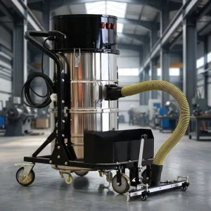 Industrial Wet Dry Vacuum Cleaner Stainless Steel 1 Year Warranty for Concrete Floor Efficient Cleaning