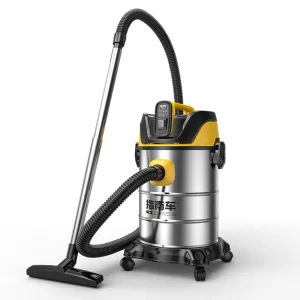 Industrial Wet and Dry Stainless Steel Vacuum Cleaner 1200W with Socket and Blower Function 30L Bag Garage Drum Vacuum