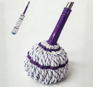 Industrial and Household Cotton Wet Mop Head Absorbent Floor Cleaning Circular Mop Colored Mop