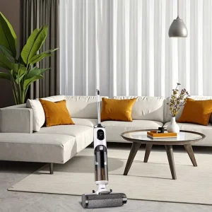 Intelligent Cordless Household Floor Washer Wet and Dry Vacuum Cleaner with Mop Rechargeable Wireless Battery
