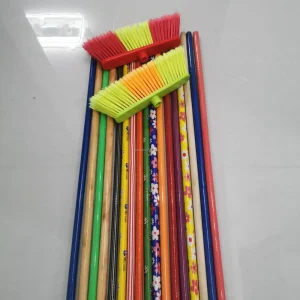 Italian Broom Head with Handle and Sweeper Bristle Brush