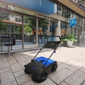 Manual 50L Walk Behind Floor Sweeper Pushed Design for Effective Cleaning