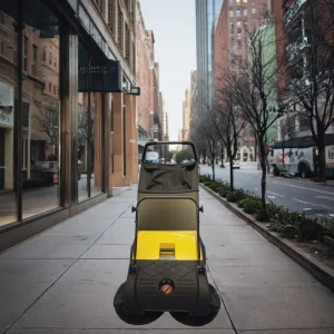 JL750 Manual Push Walk-Behind Road Sweeper Floor Cleaning Machine