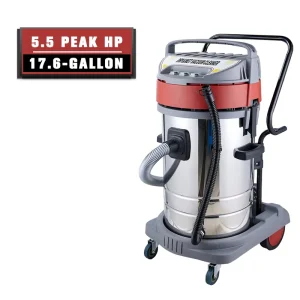 JN301 80L 3000W Wet Dry Blower Large Industrial Vacuum Cleaner with 3 Motors Heavy dust HEPA Filtration Vacuum Cleaner