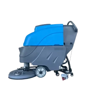 JX60 Rubber Floor Cleaning Machine, Industrial Walk-Behind Single-Disc Floor Scrubber