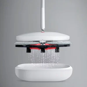 Jesun Cordless Electric Spin Spray Mop Set With Bucket 2500mah Rechargeable Battery Pet Hair Cleaner Electric Mop for Floor Cleaning