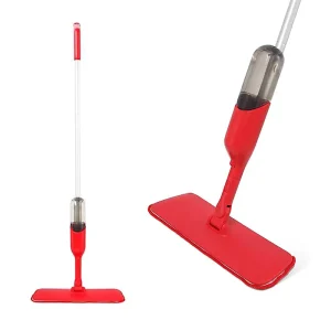 Jesun Customized Color Microfiber Spray Mop for Floor Cleaning Flat Mop with Spray and Water Bottle Dry Wey for Home
