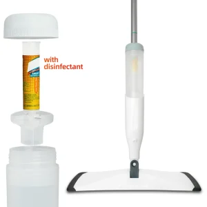 Jesun Manufacturer Microfiber Spray Mop with 590ml Refill Bottle Wet Dry Dust Flat Mop for Floor Cleaning