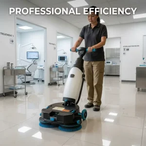 K4 Automatic Scrubber Scrubbing Machine for Healthcare Facility and Dental Clinic Sanitary Floor Washer