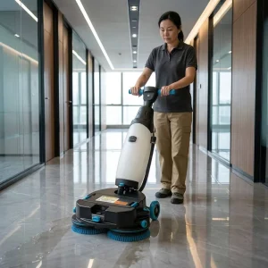 K4 Floor Scrubber Dryer, 500mm, Double Brush, for Restaurant, Kitchen and Cafe Floors