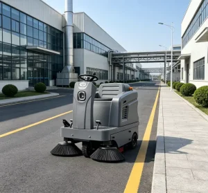 KDS S4 Industrial Automatic Street Sweeper Cleaning Machine Ride on Road Electric Outdoor Floor Sweeper