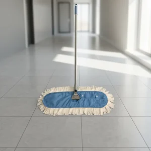 KMCleanse Dust Cleaning 90cmx17cm Dust Free Stainless Steel Anti static ESD Microfiber Flat Cleanroom Mops Workshop Laboratory
