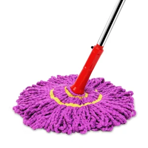 KOOCCA Household Items Twisted Rotating Self Squeeze Wringing Mop Household String Wet Floor Cleaning Sweep Mop Mops