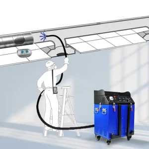 KT 836 Duct Vacuum System With Camera Monitoring & Adjustable Brushes & High Performance Suction