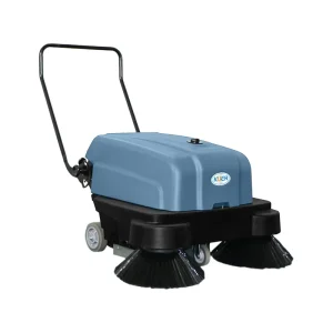 KUER KR SS1050 Versatile 24V Electric Outdoor Sweeper Manual Walk Behind Floor Sweeper