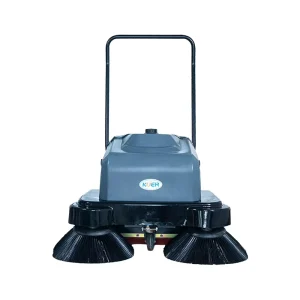 KUER SS1050 Commercial Floor Sweeper Manual Walk Behind Sweeper for Parking Lot and Factory Dust Removal