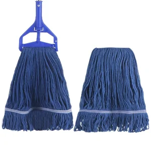 Kentucky Wet Mop With Cotton Mop Head And Stainless Steel Handle